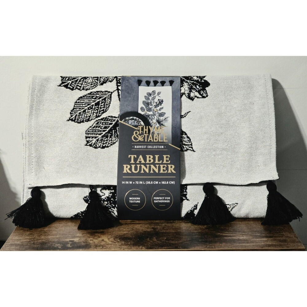 Thyme & Table 14" X 72" Table Runner NWT Harvest Collection